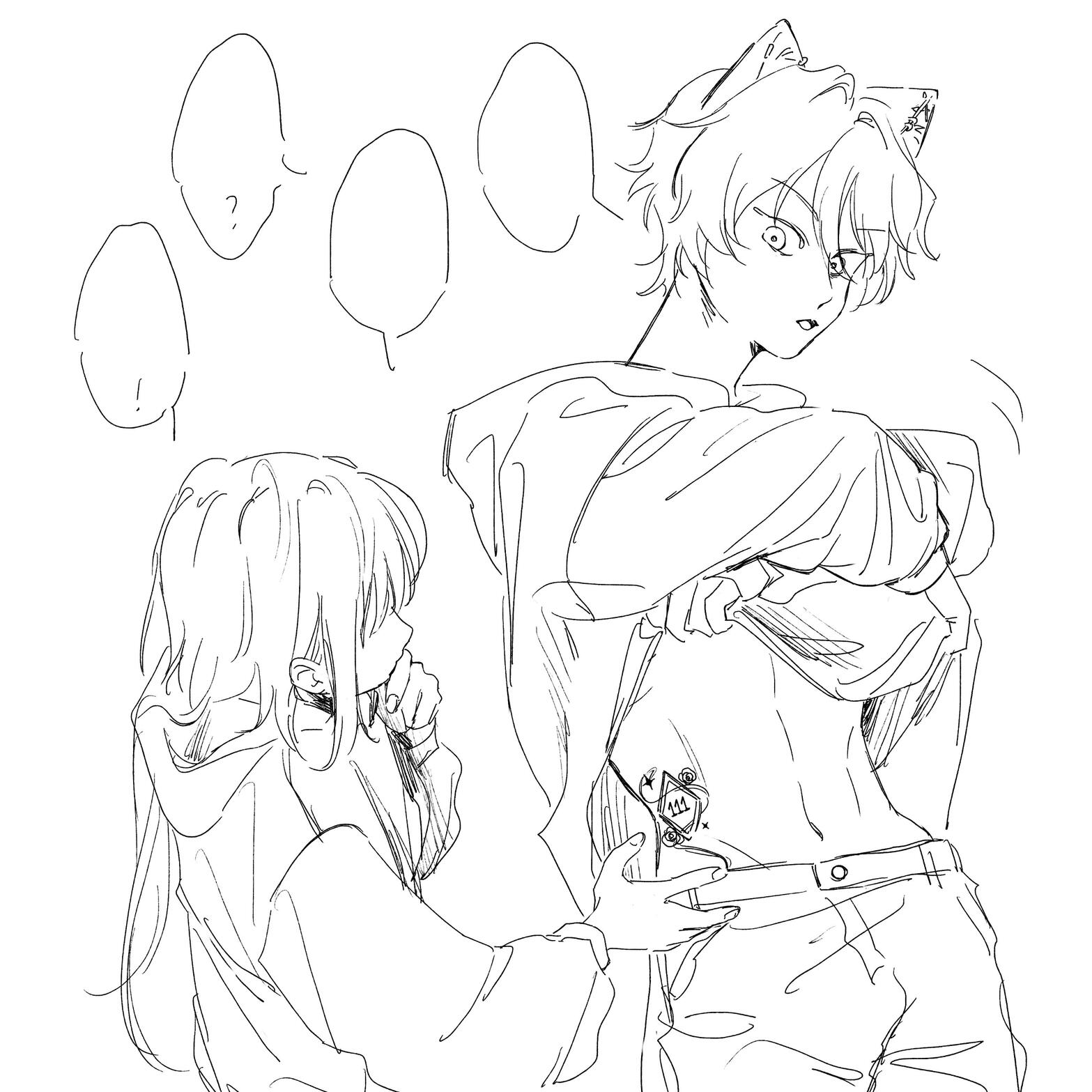 繪：橘粥 高中生型態千格