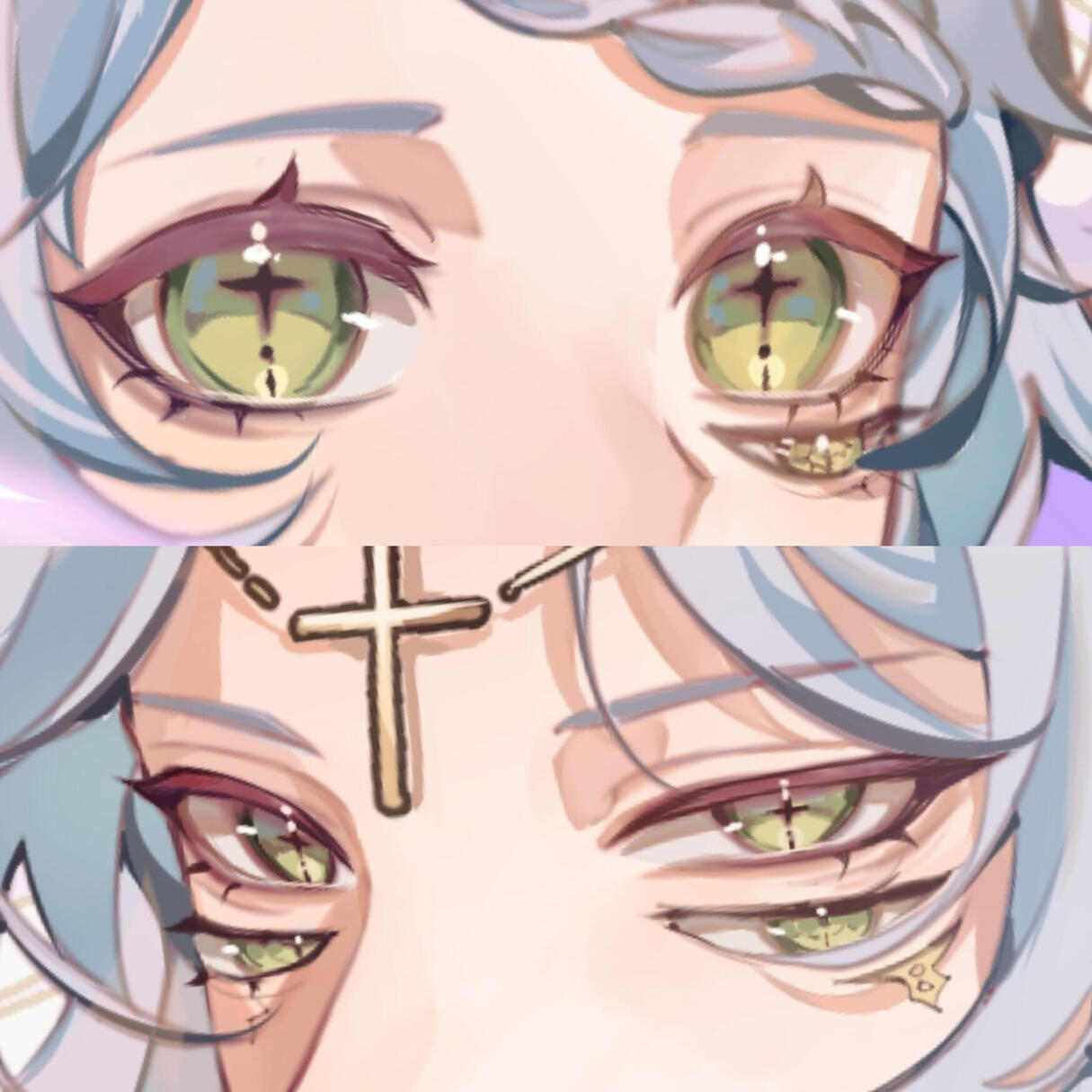 發動能力後眼睛會顯現